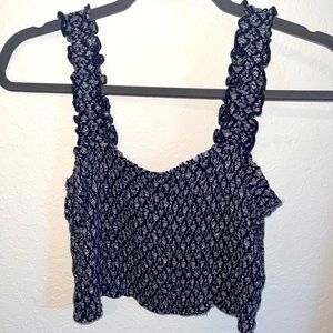 cute navy blue tank top